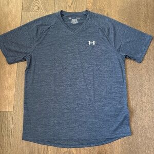 Under Armour Tech Tee - Men’s Large - Blue Heather